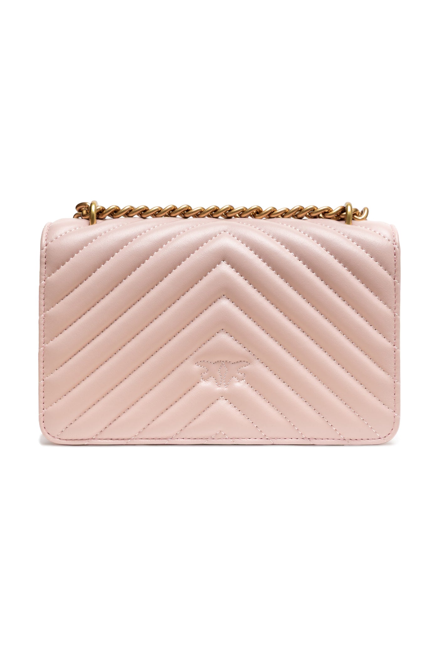 Powder Pink Mini Love Bag One Chevron
