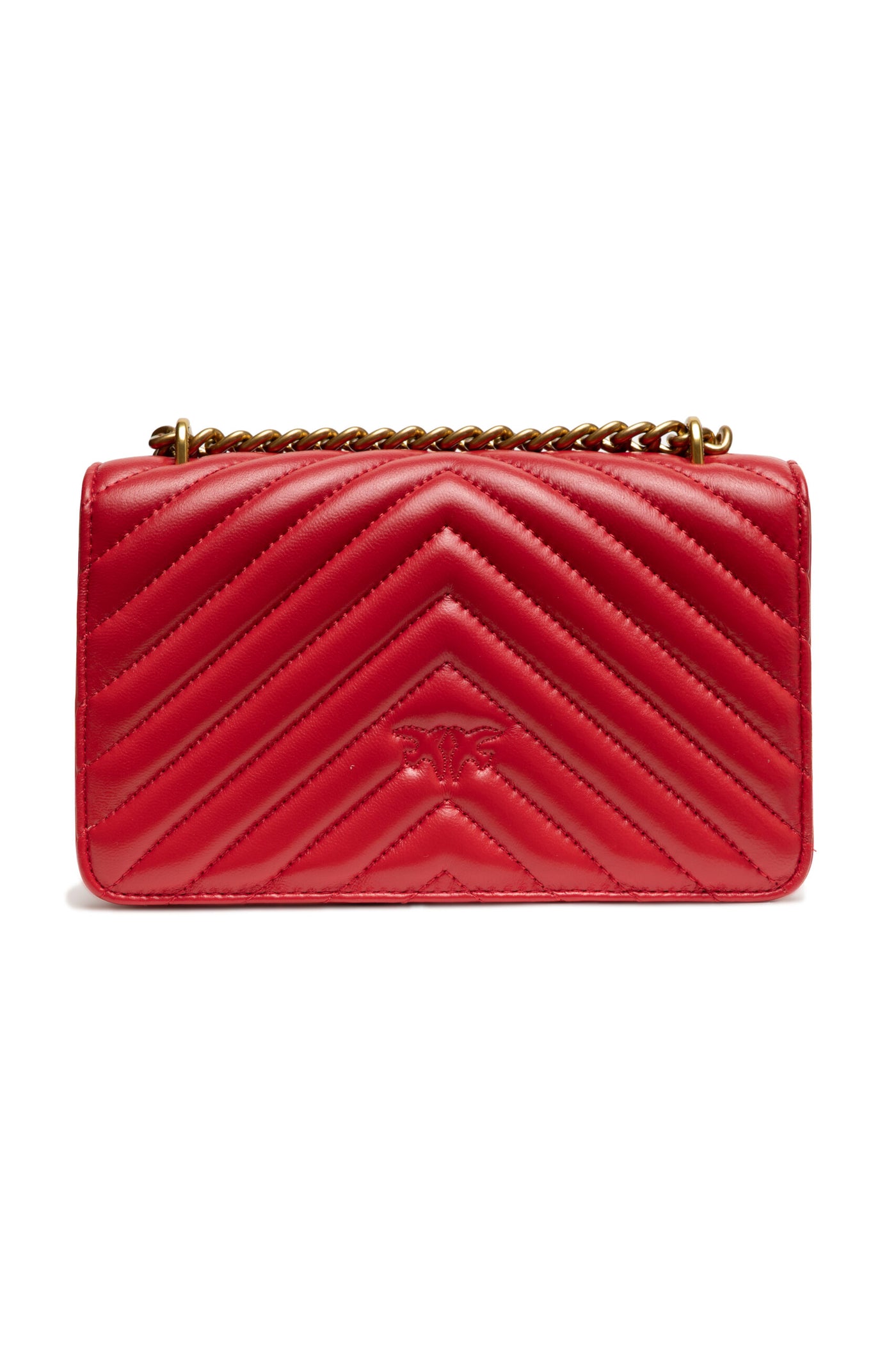 Red Mini Love Bag One Chevron