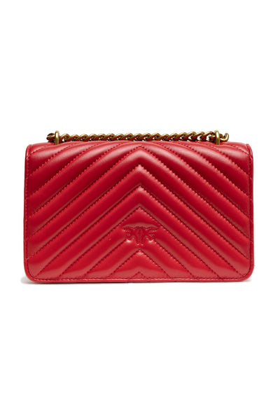 Red Mini Love Bag One Chevron