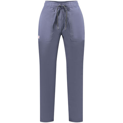 Blue Elastane Pant